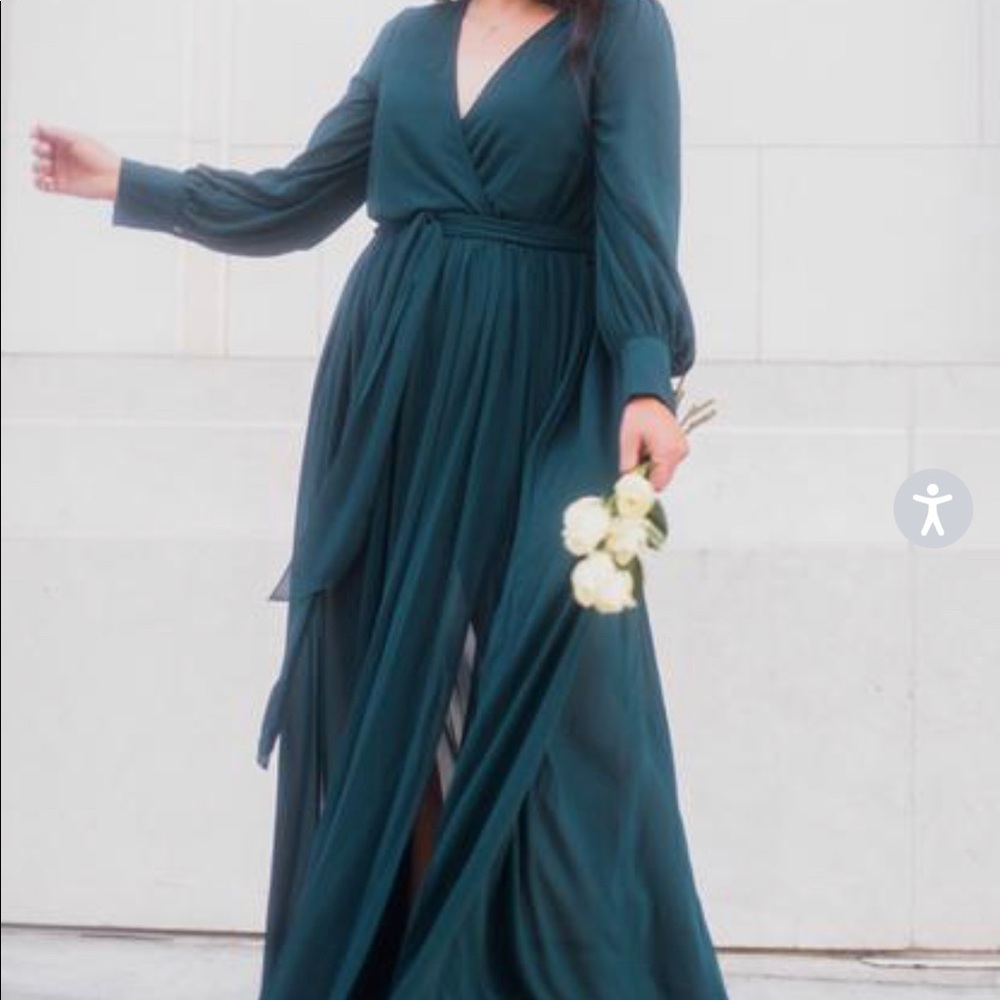Baltic Born Celine Dress in Emerald